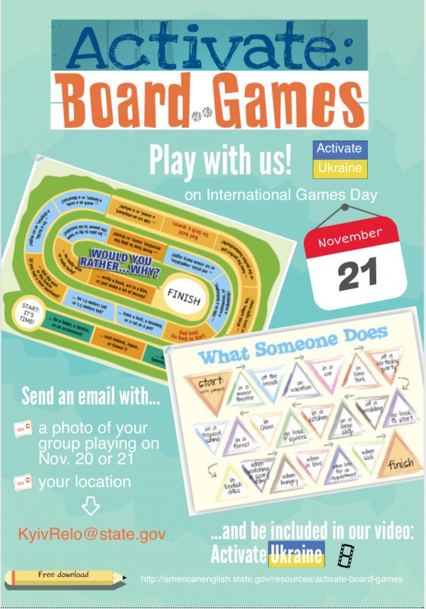 Play Activate Board Games with Us! | English Teachers Everywhere